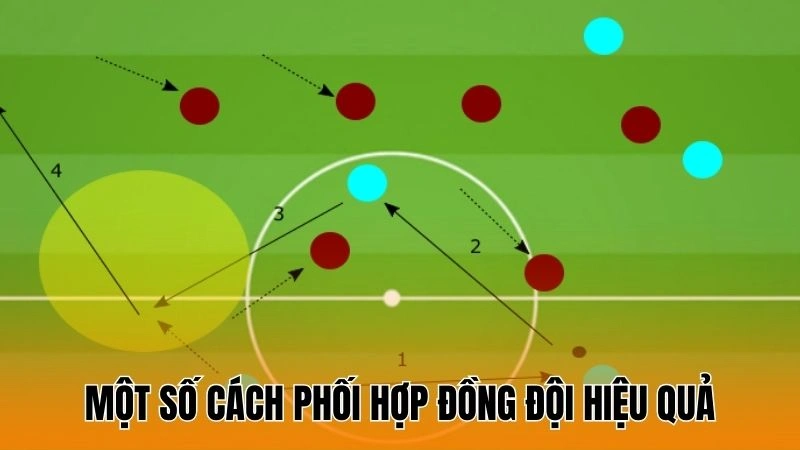 Một số cách phối hợp đồng đội hiệu quả Một số cách phối hợp đồng đội hiệu quả
