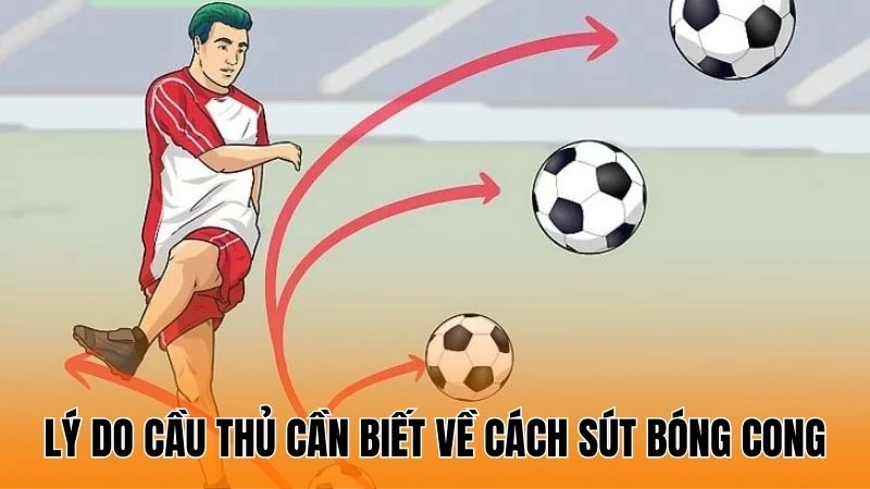 Lý do cầu thủ cần biết về cách sút bóng cong Lý do cầu thủ cần biết về cách sút bóng cong