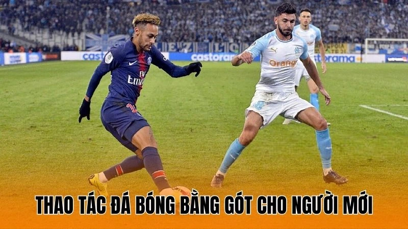 Thao tác đá bóng bằng gót cho người mới Thao tác đá bóng bằng gót cho người mới