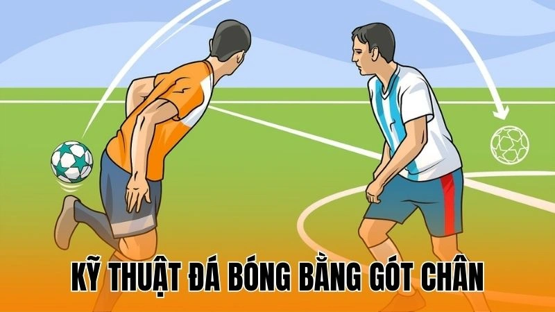 Kỹ thuật đá bóng bằng gót chân